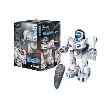 Revell Control T-Giant RC robot - 2,4 GHz, habkorong-lövő, LED-effektek, fehér/szürke/narancssárga 24700