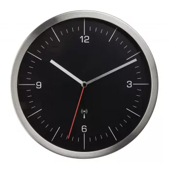 TFA Dostmann rádióvezérlésű falióra 245 mm nemesacél, kúszó másodpercmutatóval 60.3544.01