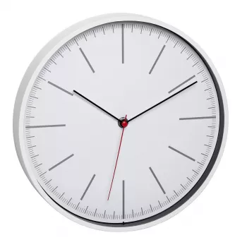 TFA Dostmann 60.3049.02 kerek fehér kvarc falióra