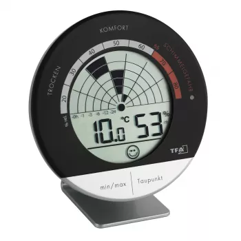 TFA Dostmann 30.5032 penészradar digitális hő-higrométer