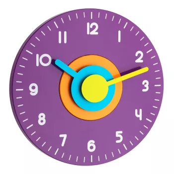 TFA Dostmann 60.3015.11 design falióra, lila, csendes kvarc, 25 cm