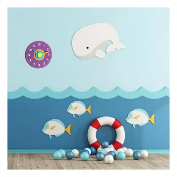 TFA Dostmann 60.3015.11 design falióra, lila, csendes kvarc, 25 cm