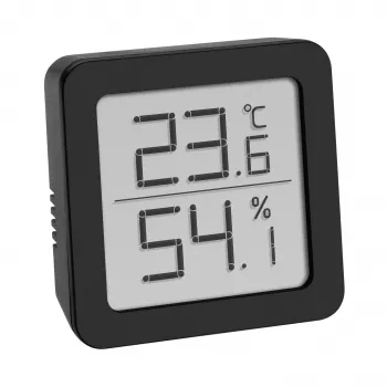 TFA Dostmann digitális thermo-higrométer fekete 30.5051.01
