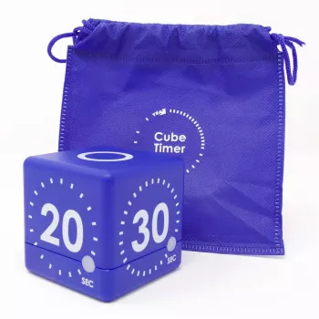 TFA Dostmann Timer CUBE digitális kocka időzítő, kék 38.2036.06