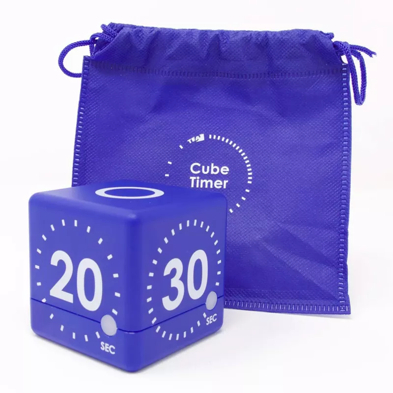 TFA Dostmann Timer CUBE digitális kocka időzítő, kék 38.2036.06