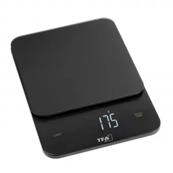 TFA Dostmann Brownie digitális konyhai mérleg, fekete, 5 kg 50.2008.01