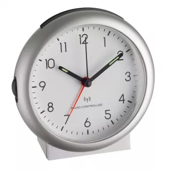 TFA Dostmann 98.1036 kvarckaros ébresztőóra, ezüst