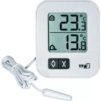 TFA Dostmann 30.1043.02 digitális thermo-higrométer fehér