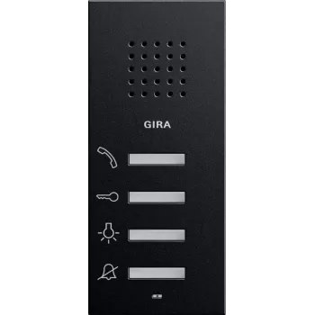 Gira audio beltéri egység 1250005 fali System 55 fekete