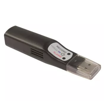 TFA Dostmann USB-csatlakozós hőmérséklet- és páratartalom-adatlogger, 50 000 mérési érték, -40 és +70 °C között, 0,1 °C felbontás (311.054)