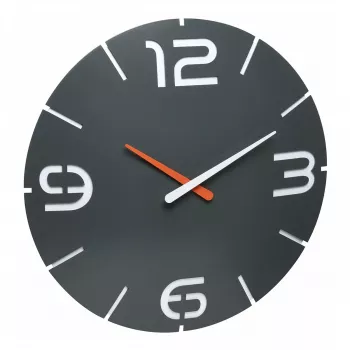 TFA Dostmann Design Contour rádiós falióra, fekete/fehér (60.3536.10)