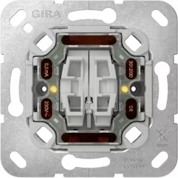 GIRA 384500 Serie soros kapcsoló-betét, süllyesztett, 10 AX, 250 V, csavaros kapcsok