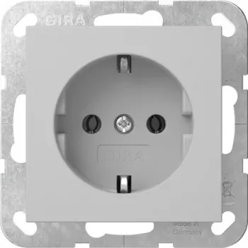 Gira System 55 SCHUKO csatlakozóaljzat-betét, szürke 4466015