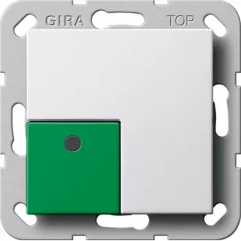Gira System 55 Off/Stop billenőkapcsoló, tisztafehér 291103