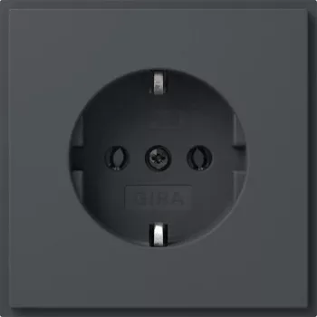 Gira TX_44 SCHUKO dugaljbetét, antracit 418867