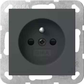 Gira 448528 SCHUKO csatlakozóaljzat védőérintkezővel, System 55, tisztafehér