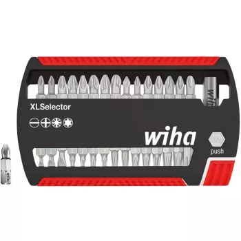 Wiha XSelector 31 részes bitkészlet lapos-, Phillips-, Pozidriv- és TORX-bitekkel 29417
