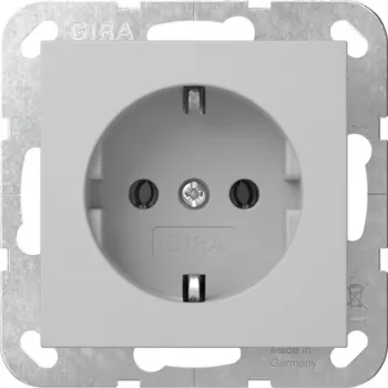 Gira SCHUKO aljzat System 55, szürke matt, fokozott érintésvédelem 4180015