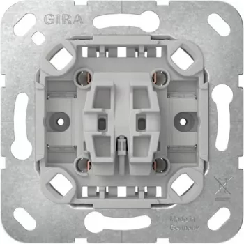 GIRA 381700 váltókapcsoló-betét, süllyesztett, 10 A, 250 V, csavaros kapcsok, karmok nélkül, System 55-höz