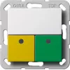 GIRA 291503 segélyhívó készlet irodai helyiséghez System 55 reinweiß