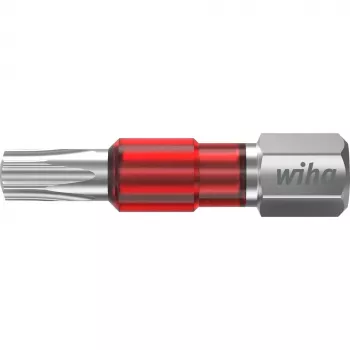 Wiha 7015TY T30 x 29 mm Torx bit, 1/4 inch hatszögletű hajtás, 25-ös nagy kiszerelés 42550