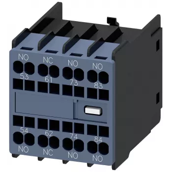 Siemens SIRIUS segédkapcsoló-blokk 3NO+1NC előlapi szerelés 3RH2911-2XA31-0MA0