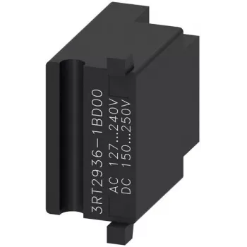 Siemens SIRIUS 3RT2936-1BD00 varisztor túlfeszültség-védelem 3RT2 kontaktorokhoz, 127-240 V AC / 150-250 V DC, dugaszolható frontrögzítés