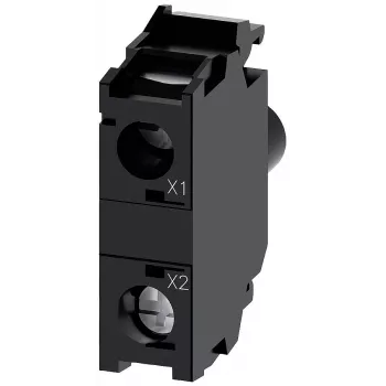 SIEMENS SIRIUS ACT LED-modul, beépített LED, piros, 6-24V AC/DC, csavaros csatlakozó 3SU14011BG201AA0