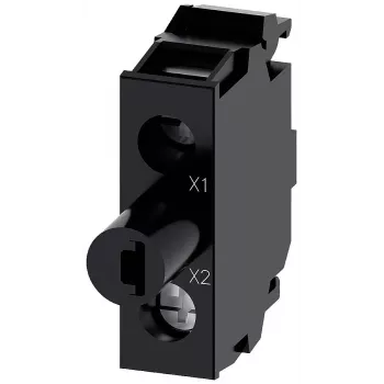 SIEMENS LED-modul beépített LED-del, piros, 24 V AC/DC, csavaros kapocs, SIRIUS ACT 3SU14012BB201AA0