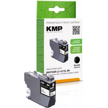 KMP újratöltött fekete tintapatron Brother LC421XLBK (MFC-J1010DW, 500 oldal, 14 ml) 1548,4001