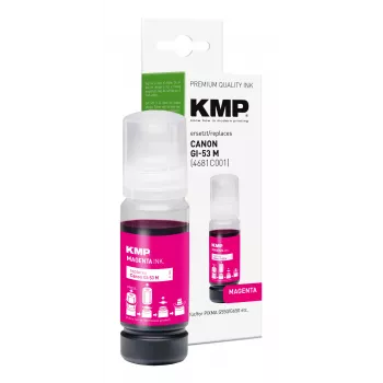 KMP utántöltő tinta palack magenta 60 ml Canon GI-53M-hez (4681C001) 1583,0006