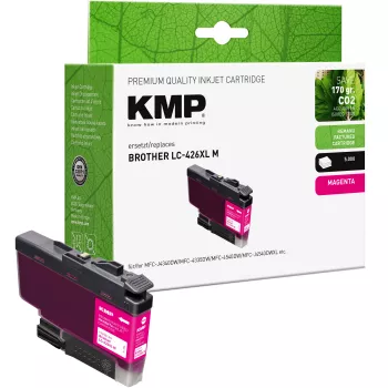 KMP újratöltött bíbor tintapatron Brother LC426XLM (5000 oldal) 1550,4006