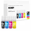 KMP utántöltő tinta készlet Canon GI-55BK/C/M/Y-hez, 4x70 ml kombinált csomag (fekete, cián, magenta, sárga) 1587,0005