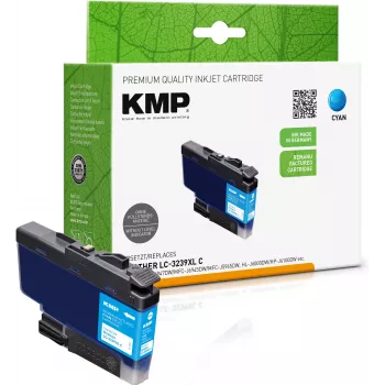KMP cián kompatibilis tintapatron Brother LC-3239XLC (High Yield) 1543,4003