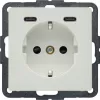 Hager Berker Q.x SCHUKO dugaszolóaljzat USB-C PD 20W, polárfehér 48156089