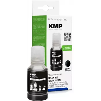 KMP fekete tintapalack kompatibilis Epson 102/T03R14-gyel (1642,1001)