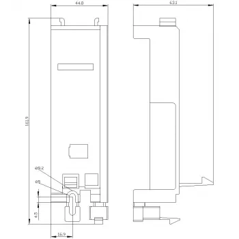 Siemens 3RV2927-7AA00 kontaktor-szerelőadapter SIRIUS 3RV2 teljesítménykapcsolókhoz S2/S3
