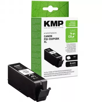 KMP fekete tintapatron kompatibilis Canon PGI-550 XL PGBK (1518,0001)