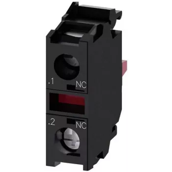 Siemens SIRIUS ACT érintkezőmodul 3SU1400-1AA10-1MA0, 1 NO + 1 NC, csavaros csatlakozó, 500 V AC/DC