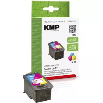 KMP C78 tri-color tintapatron (cián, magenta, sárga) Canon PIXMA MP230, MP237, MP252, MP258, MP280, MP282, MP495, MP499, MX360, MX410, MX420 1512.4030