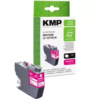 KMP PRINTTECHNIK 1538,4006 kompatibilis magenta tintapatron nagy kapacitással Canon PIXMA-hoz