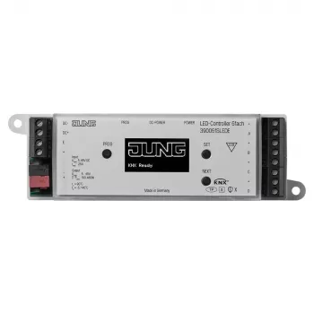 JUNG KNX LED-vezérlő 5 csatornás DC 5-48V, DIN-sín, Secure, 390051SLEDE