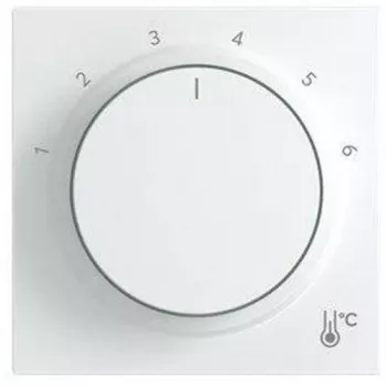 BUSCH-JAEGER központi fedőlap kerek 1-6 felirattal, stúdiófehér, 2CKA001710A4207