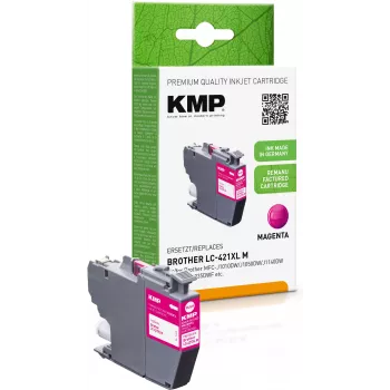 KMP újratöltött magenta tintapatron Brother MFC-J1010DW-hez (LC421XLM, 500 oldal, 7 ml) 1548,4006