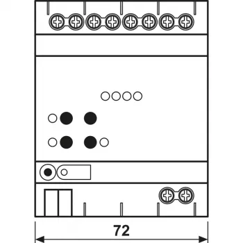 JUNG KNX DALI-2 aktor szín 4-es, DIN sínre, 4 TE, Secure (300041SDA2R)