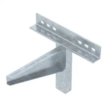 OBO Bettermann Wall and Clamp Cantilever AWSS 31 FT, 310 mm Projection, Hot-Dip Galvanised Steel 6417910