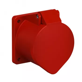 OBO Bettermann 6109876 CEE felületi aljzat 3P+N+PE, 400 V, 32 A, 60-mm rögzítési osztás