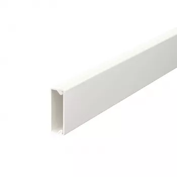 OBO Bettermann 6150780 Cable Duct, 2000 x 30 x 10 mm, Pure White, 1 pc