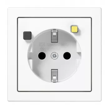 Jung LS5520.30WW FI-SCHUKO aljzat FI 30 mA-rel, alpesi fehér