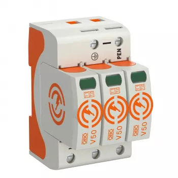 OBO V50-3-280 CombiController 3-Pole 280V Type 1+2 Surge Arrester 5093511